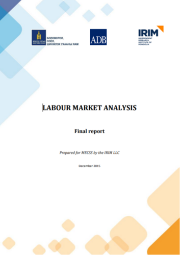 Standout project #1. Labour market analysis